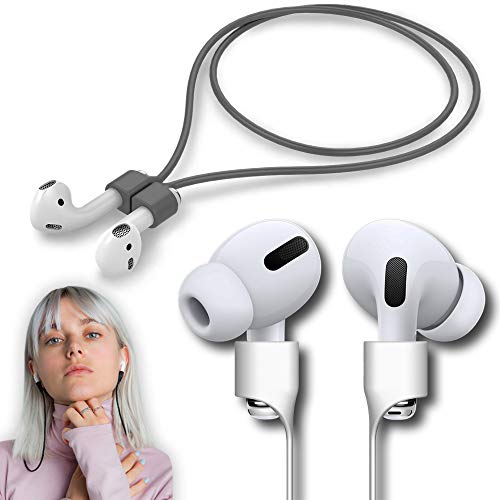 Ultra Strong Magnetic Airpod Pro Strap Anti-Lost Cord Sports Lanyard Compatible with Airpods 3rd 2nd Generation Pro 3 2 1 (Pink)