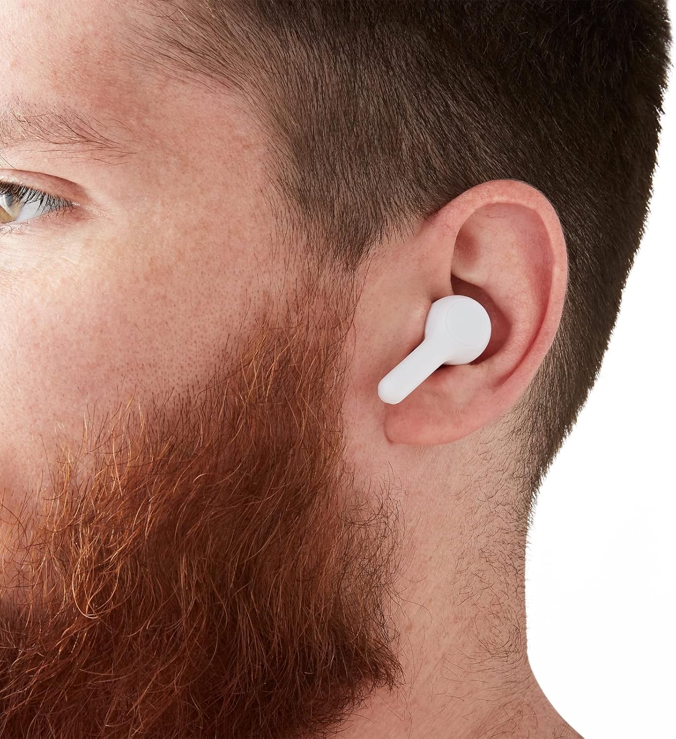 onn. Bluetooth True Wireless Headphones with Charging Case, White Y479982