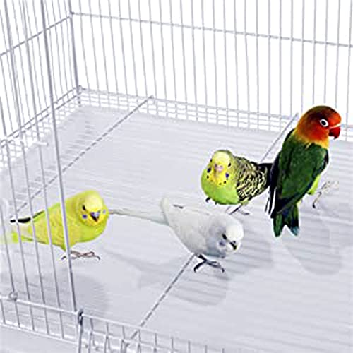 Breeding Bird Flight Cage for Canary Parakeet Aviaries Budgies LoveBird Finch (Large 30" Black Divider) K96264