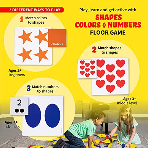 Action Kids Floor Game Memory Matching Card Game for Toddlers V99326