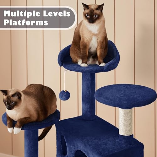 Yaheetech 54in Cat Tree Tower Condo Furniture with Scratch Post Y196