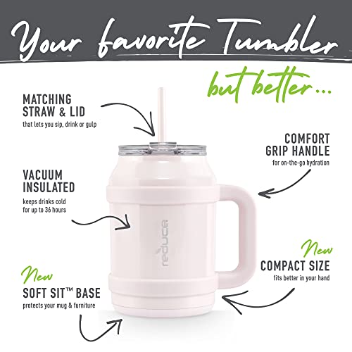 REDUCE Reusable 32 oz Insulated Stainless Steel Tumbler with Handle A2849