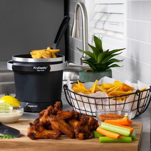 Presto 05427 FryDaddy Electric Deep Fryer, Green/Gold S566474