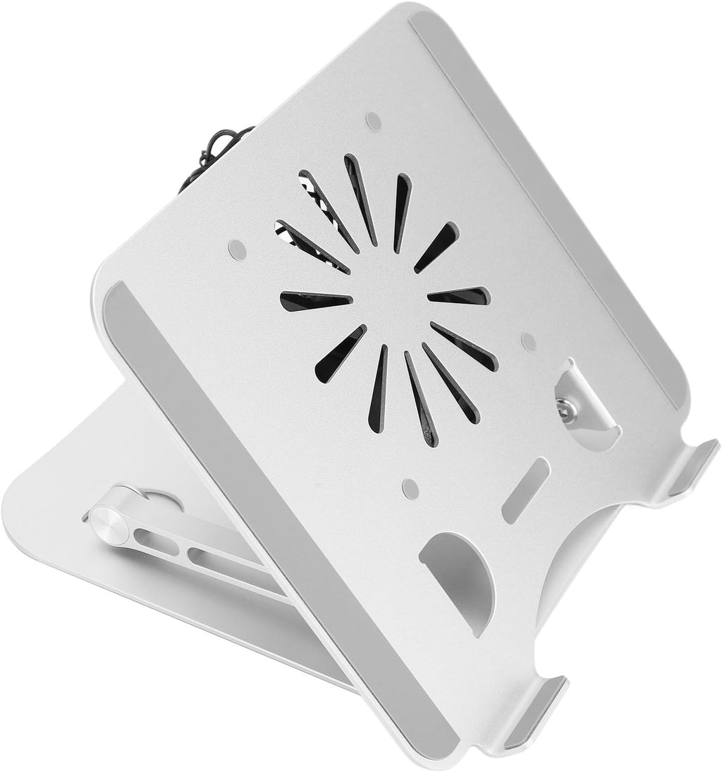 Laptop Cooler Stand, 17in Foldable Aluminum Alloy Cooling Pad with USB Fan G9712