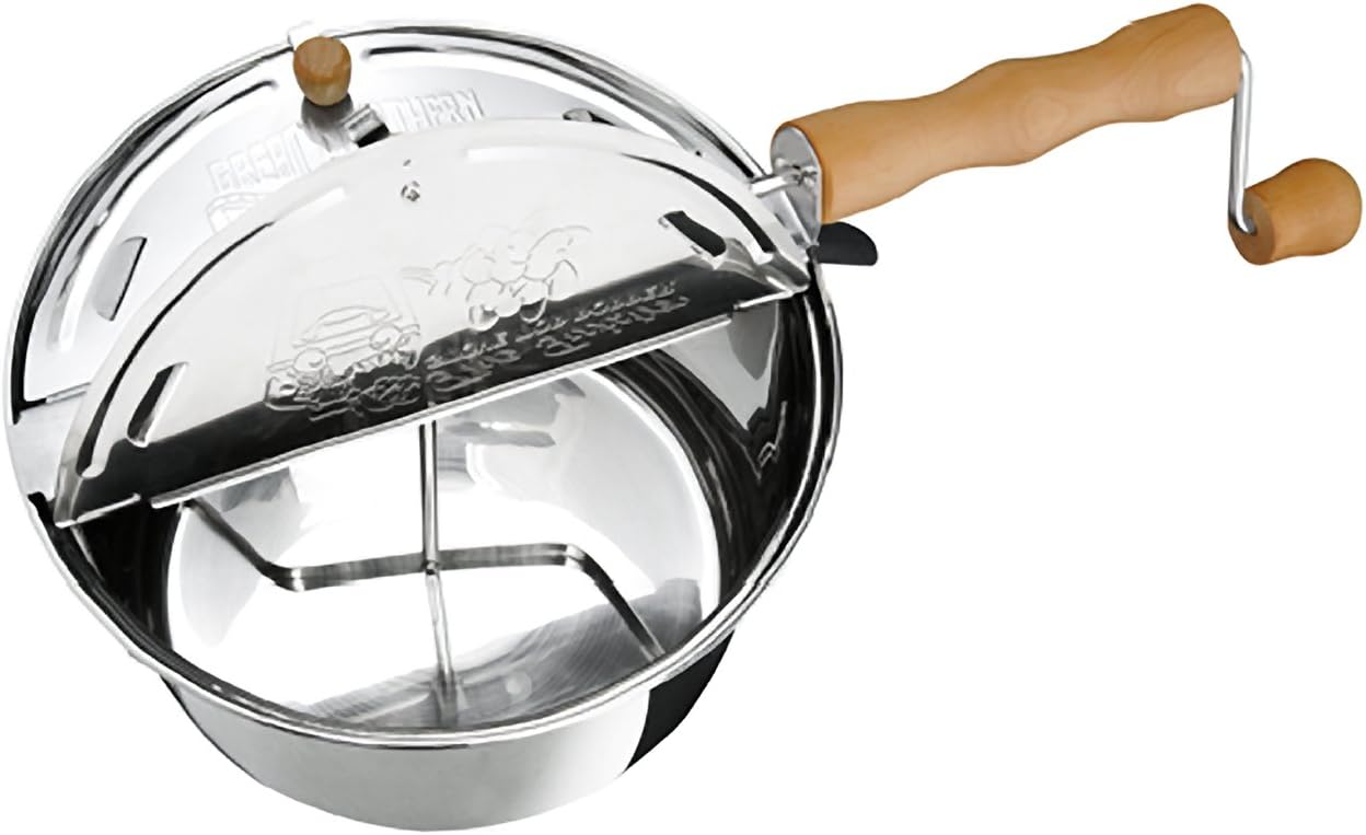 Great Northern Popcorn 6-Quart Stovetop Popcorn Popper with Hand Crank F10672