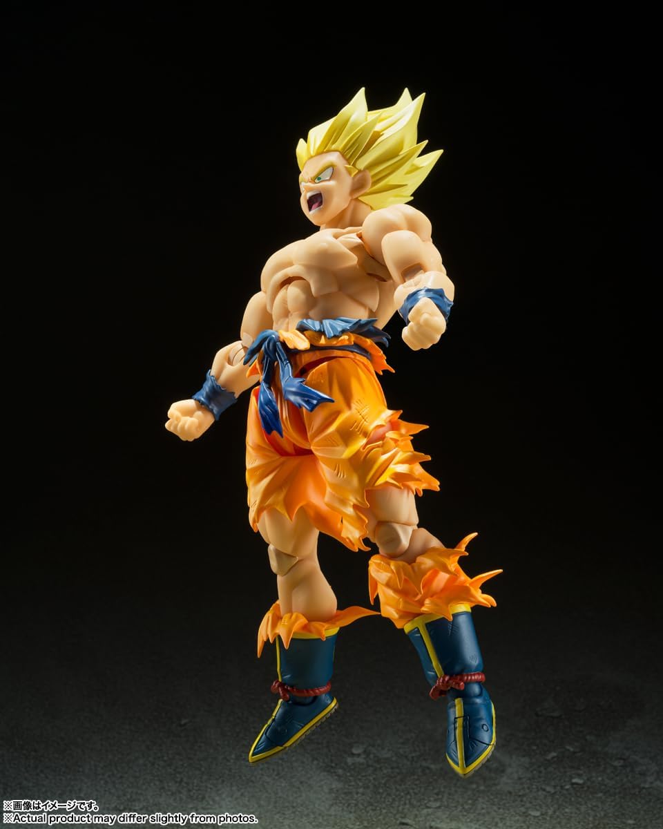 TAMASHII NATIONS Dragon Ball Z S.H.Figuarts Super Saiyan Son Goku Action Figure F78012