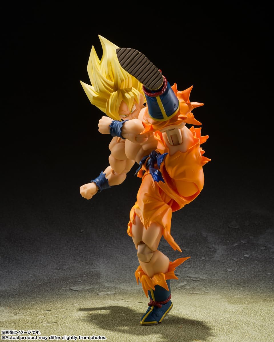 TAMASHII NATIONS Dragon Ball Z S.H.Figuarts Super Saiyan Son Goku Action Figure F78012