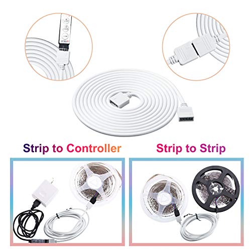 4 Pin RGB LED Strip Extension Cable Jumper Kit for 5050 3528 Z58669