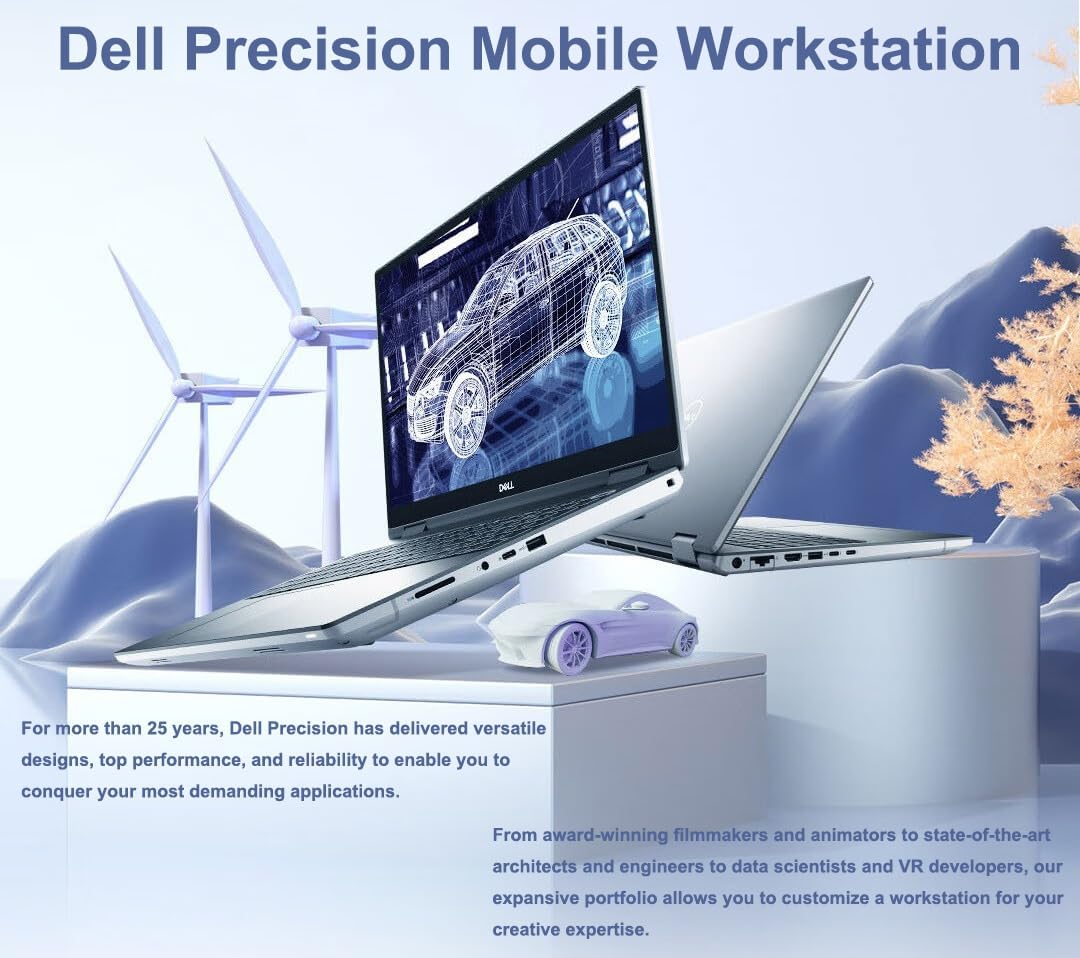 DELL Precision 7000 7670 Mobile Workstation, 16" FHD+, RTX A2000, Win 11 Pro J291