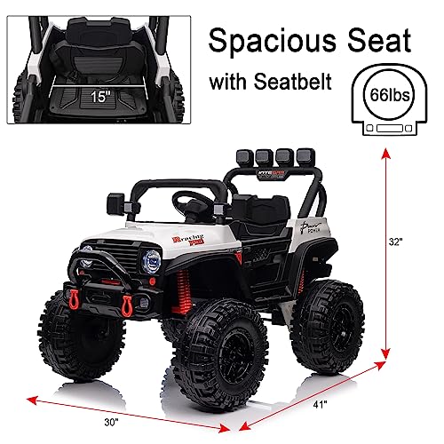 24V Ride On Car for Kids with Remote Control, Black X29655