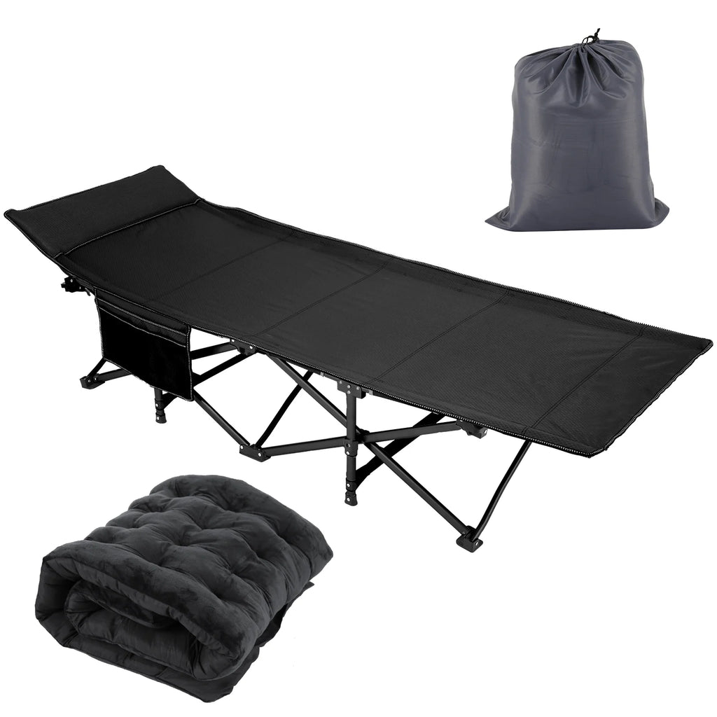 Adnoom Portable Folding Bed for Adults with Removable Mattress and Carry Bag R368