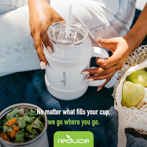 REDUCE Reusable 32 oz Insulated Stainless Steel Tumbler with Handle A2849