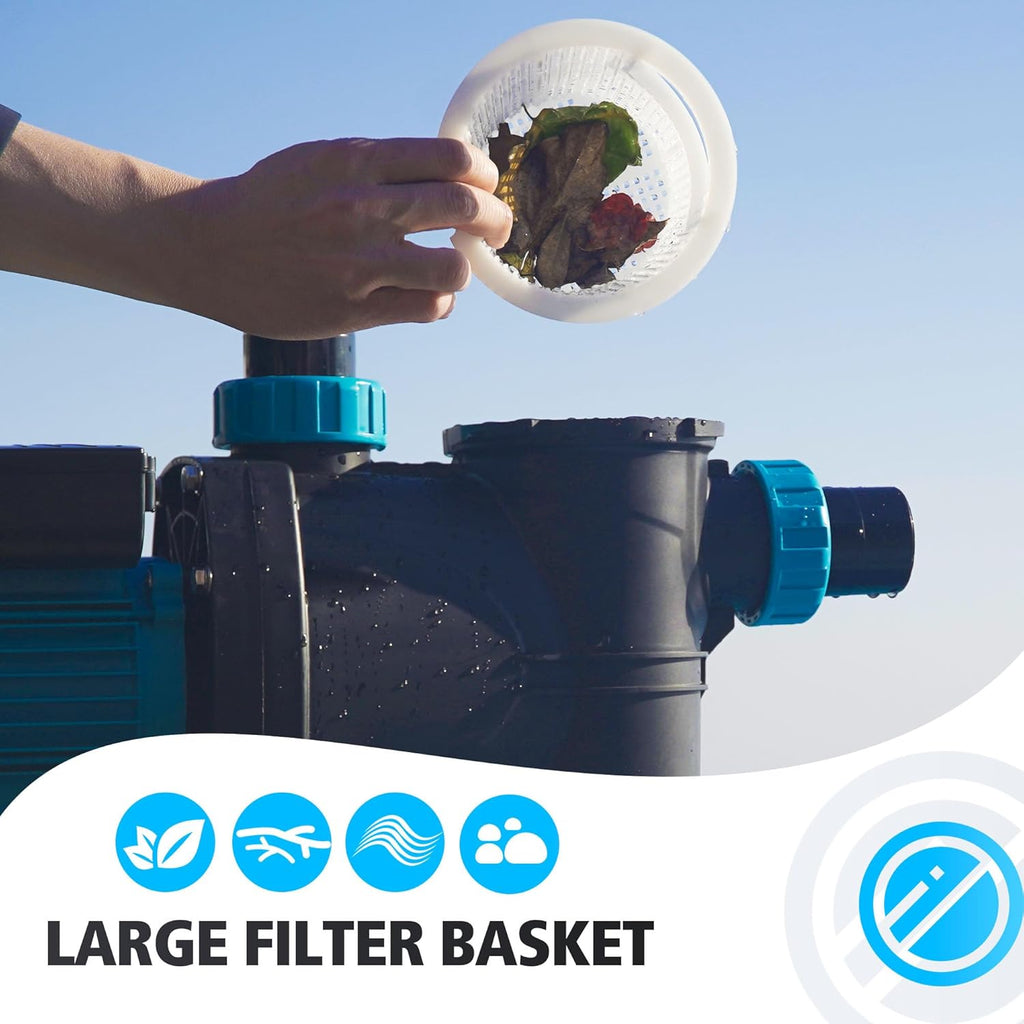 2HP 6950 GPH Above Ground Pool Pump with Strainer Basket O996531