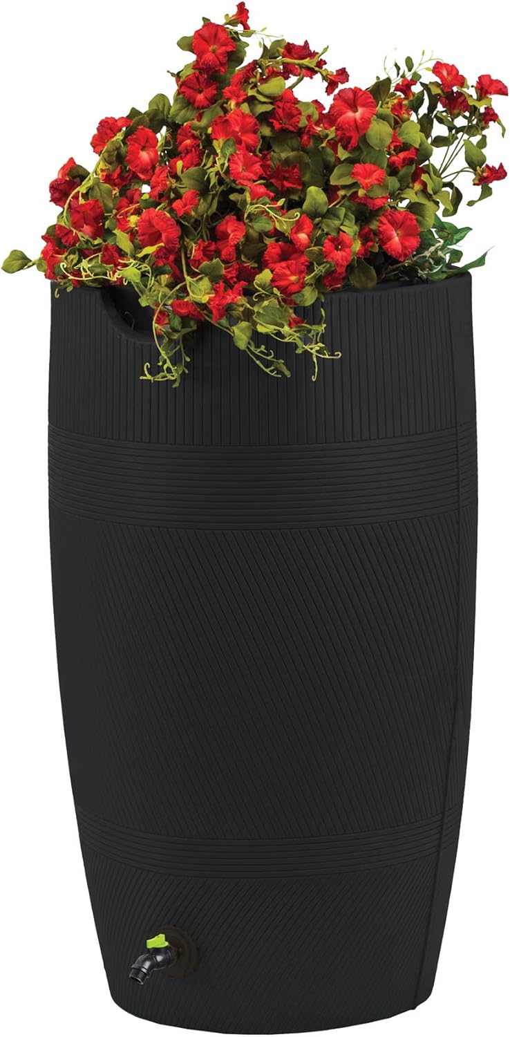 Impressions Eco Havana 50 Gallon Rain Saver - Contains Recycled Material