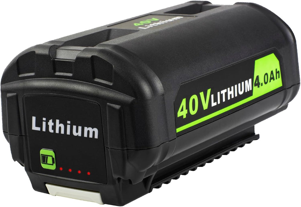 4.0Ah Replacement for Ryobi 40V Battery Lithium Ion Compatible with Ryobi Battery 40V Cordless Power Compatible with Ryobi 40 Volt Battery OP4040 OP40401 OP4026 OP40261 OP4050 OP40201 OP40601