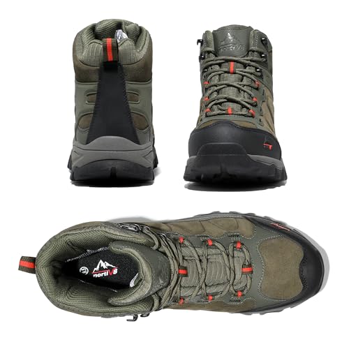 NORTIV 8 Men's Waterproof Hiking Boots Mid Trekking Shoes T67890