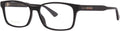 Gucci GG 0826O 004 Black Plastic Rectangle Eyeglasses 55mm