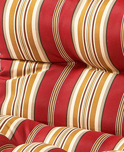 Greendale Home Fashions High Back Chair Cushion, Roma Stripe S401812