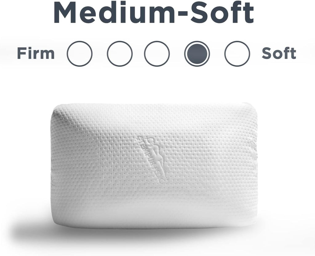 Tempur-Pedic Symphony Memory Foam Pillow, Standard, White V487757