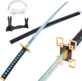 Demon Slayer Sword 40 Inch Tokitou Muichirou Real Metal Cosplay Anime Sword Katana Collection Gift