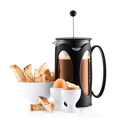 BODUM Kenya French Press Coffee Maker, 4-Cup, Black C3117