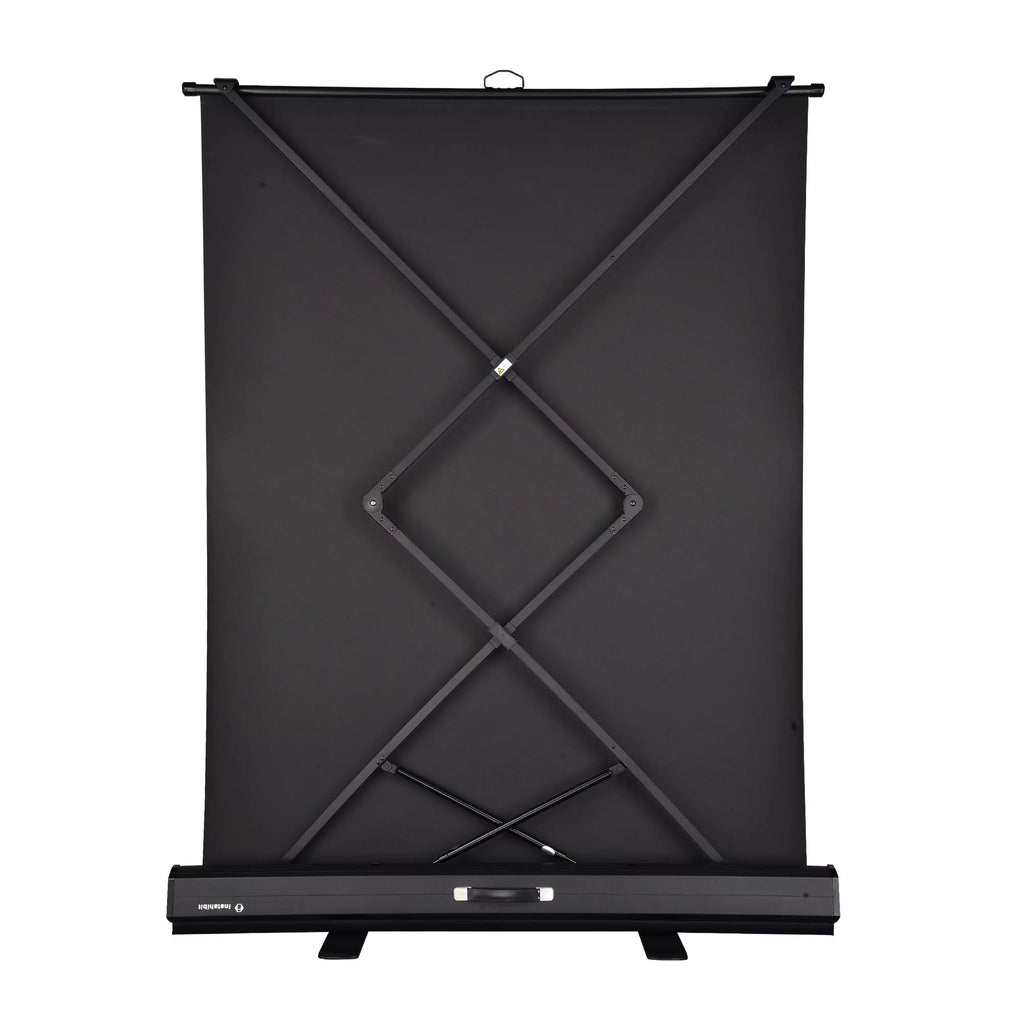 InstaHibit 60" Portable Floor Projector Screen with Aluminum Case Z1271
