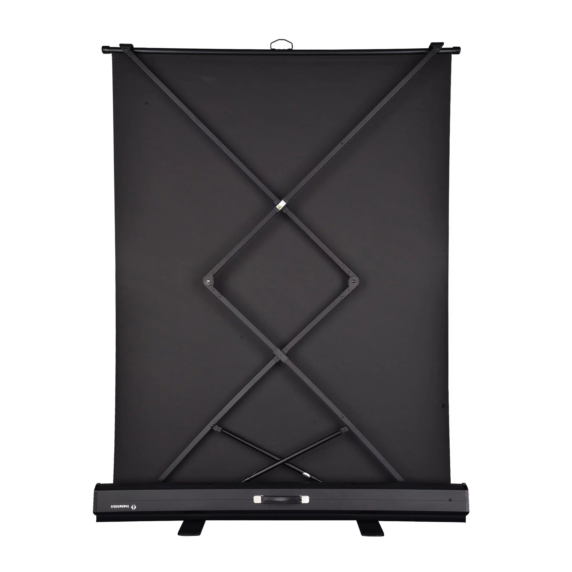 InstaHibit 60" Portable Floor Projector Screen with Aluminum Case Z1271