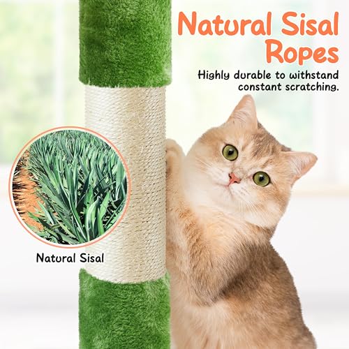 Yaheetech 54in Cat Tree Tower Condo Furniture with Scratch Post Y196