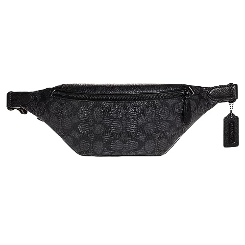 COACH Charter Belt Bag 7 in Signature, Charcoal