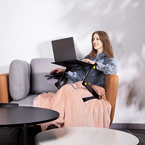 Uten Laptop Stand, Adjustable Ergonomic Holder with Mouse Pad, Compatible with 10-15.6" Laptops F554663