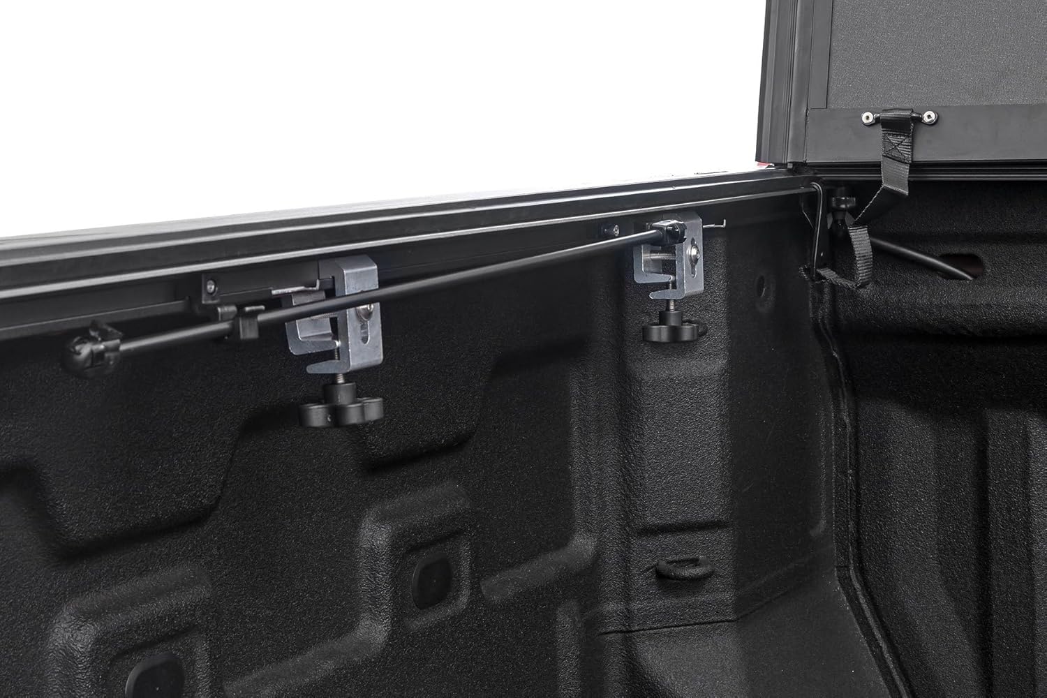 Rough Country Hard Tri Fold Truck Bed Cover for Chevy Silverado 1500 / GMC Sierra 1500 (2019-2024) Y49826
