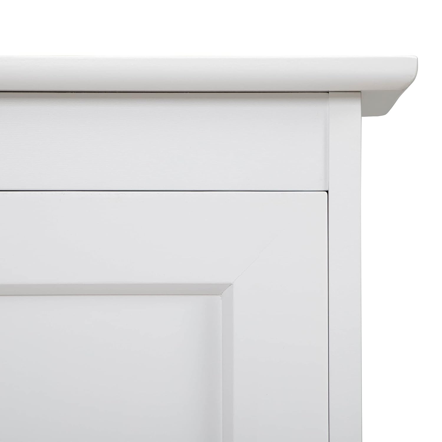 Wooden Tilt Out Trash Cabinet for Kitchen, 13 Gallon, White F420290