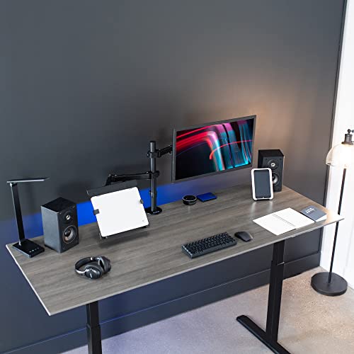 VIVO Full Motion Monitor and Laptop Desk Mount, Dual Arm VESA Stand, Fits 32 inch, STAND-V102C X915