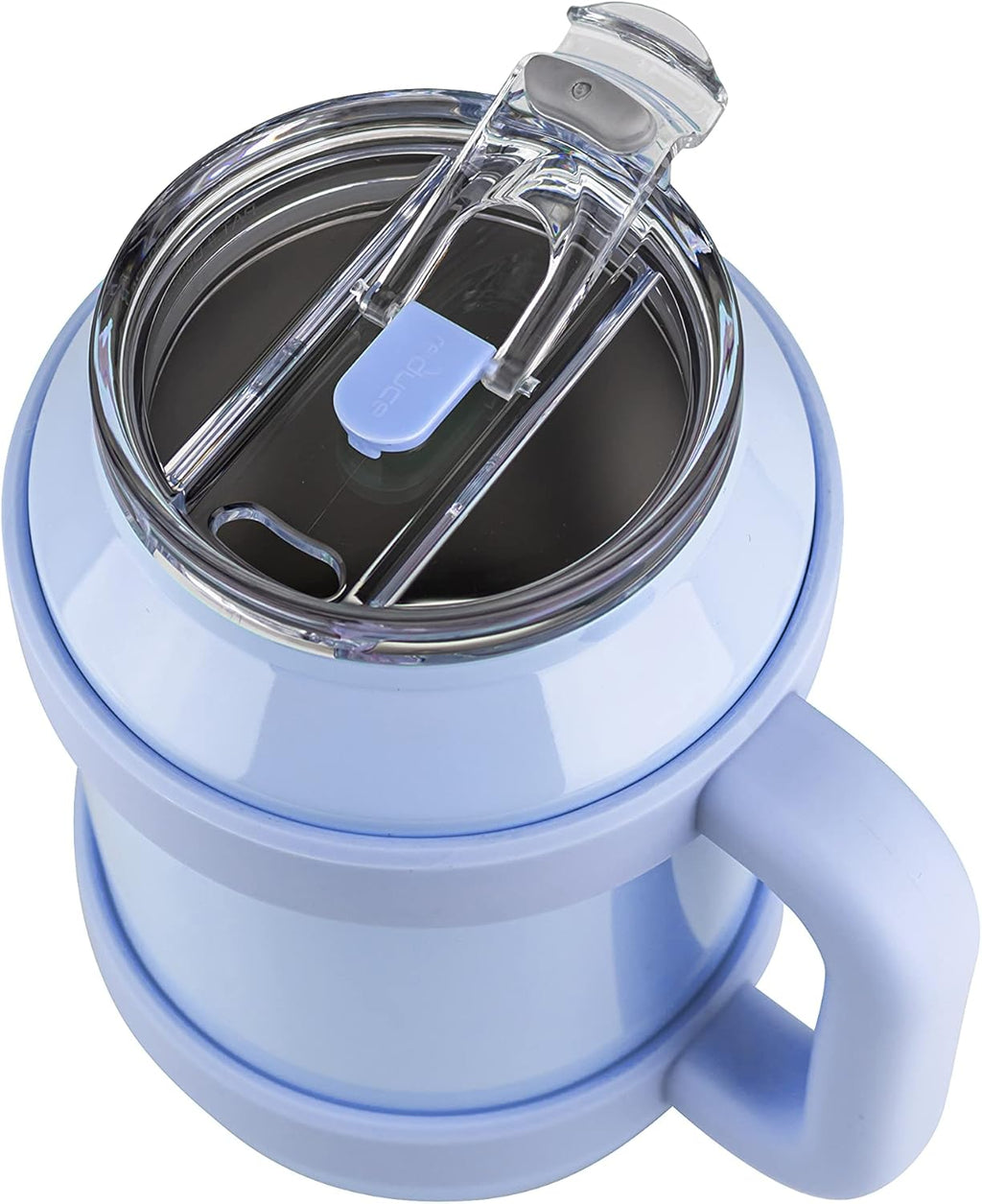 REDUCE 50 oz Stainless Steel Tumbler with Handle and Straw, Glacier U449923