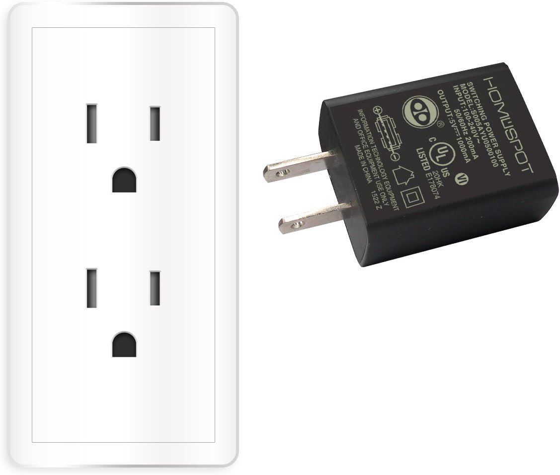 UL Certified USB Wall Charger 5V 1A Universal Travel Adapter for iPhone iPad Samsung Y806383