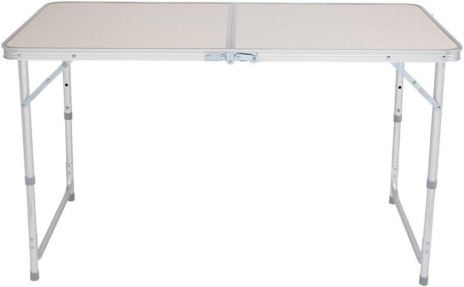 4FT Portable Folding Table White Z421719