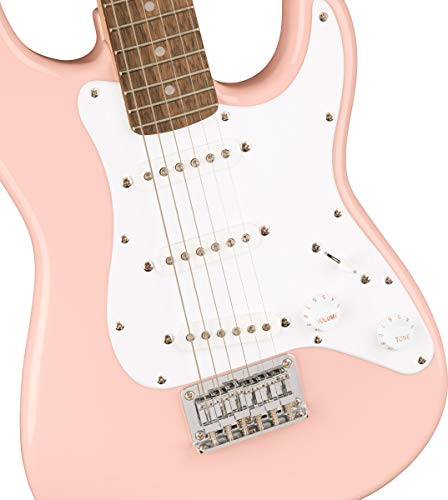 Fender Squier 3/4 Size Left-handed Stratocaster Electric Guitar Black Bundle with Amp and Accessories Y622