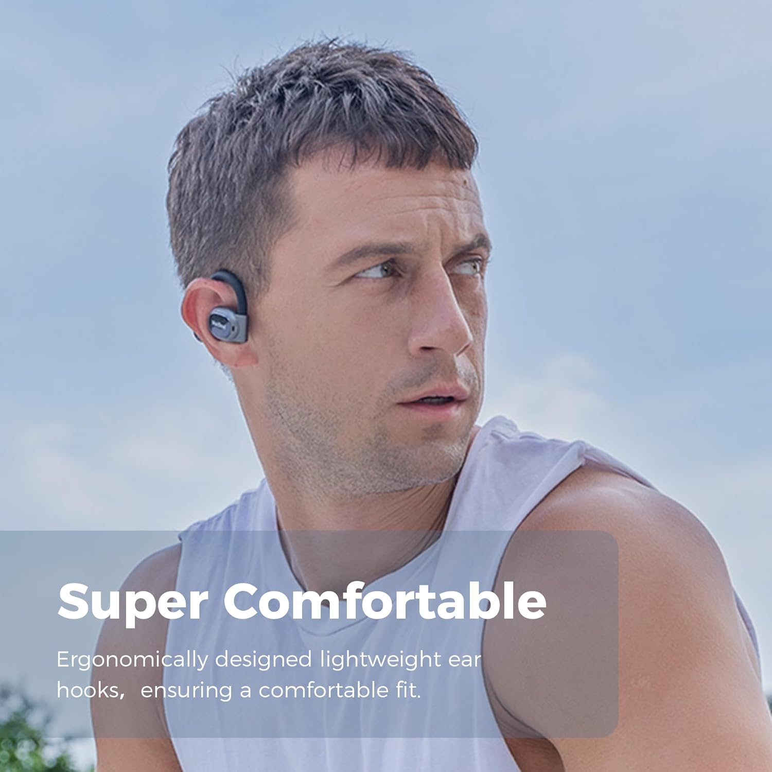 Open Ear Earbuds Wireless Bluetooth Headphones with 2 Microphones U54136