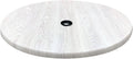 Holland Bar Stool Co. 36" Diameter White Ash, Indoor/Outdoor All-Season EnduroTop Table Top with Umbrella Hole