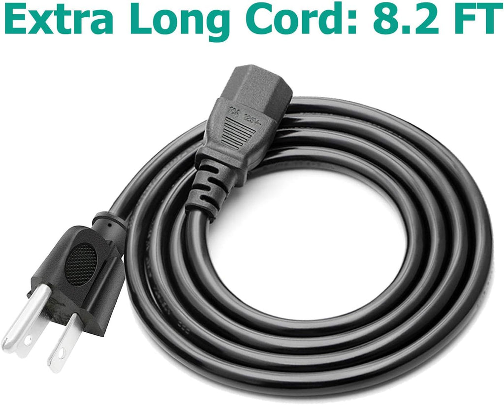 Xbox 360 Power Cord Replacement 8.2ft AC Adapter Cable Y636448
