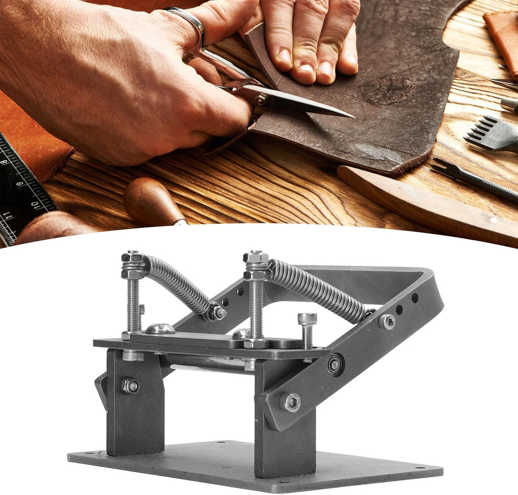 Manual Leather Peeling Machine Stainless Steel Skiver for Home Crafting Q357