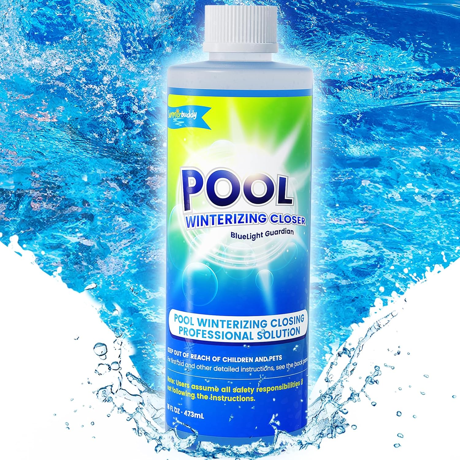 Pool Closing Kit for Above Ground Pool, 3 in 1 Pool Winterizing Kit, Winter Pool Closing Kit Up to 15,000 Gallons, Pool Winterizer Kit, Pool Closer
