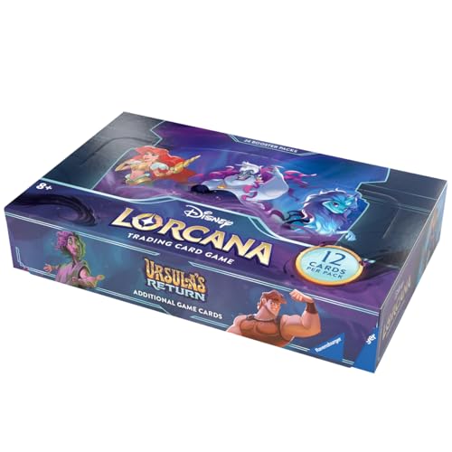 Ravensburger Disney Lorcana TCG Ursula's Return Booster Display, 24 Packs L48664