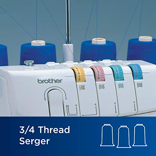 Brother 1034D Metal Frame Serger, White I349