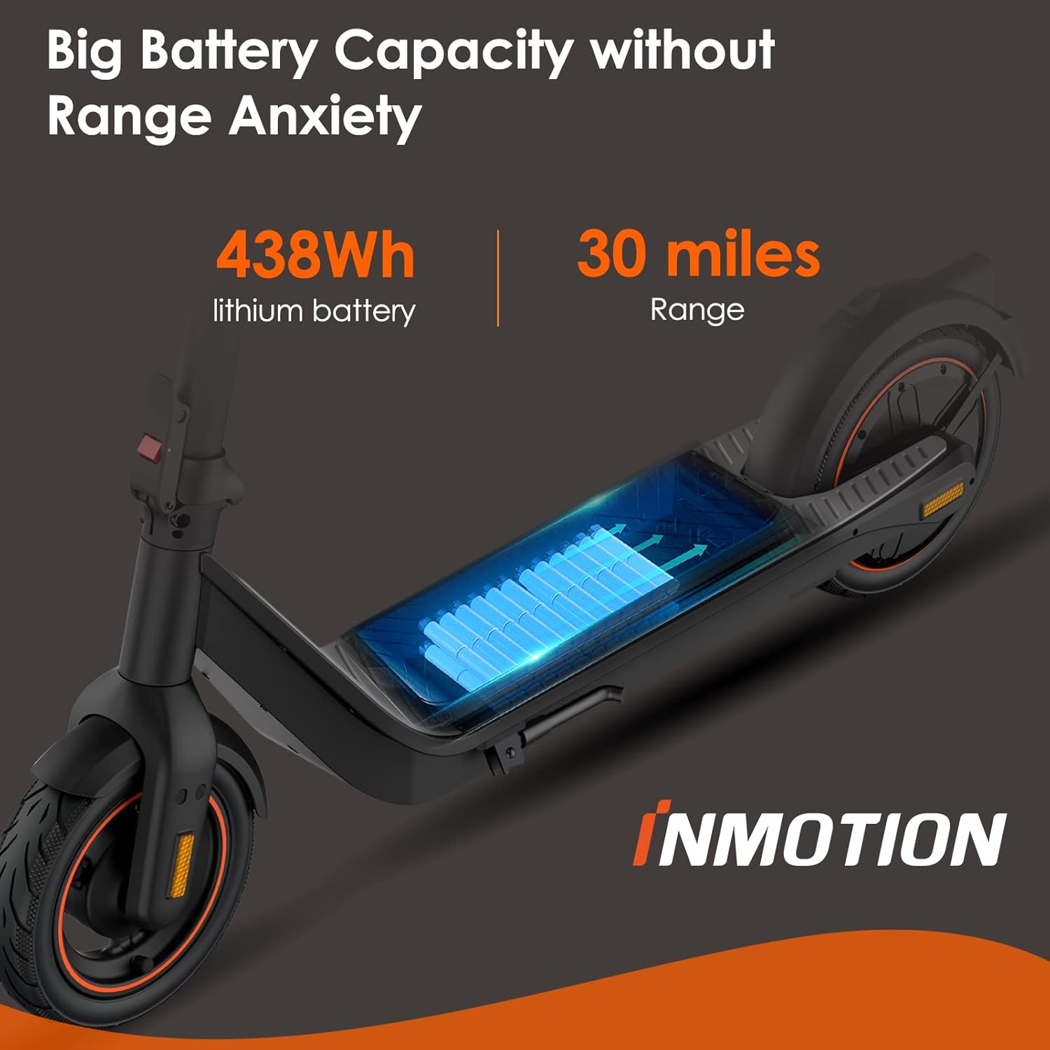 Inmotion Air Pro Electric Sport Scooter, 750W, 22MPH, 30Miles Range F93040