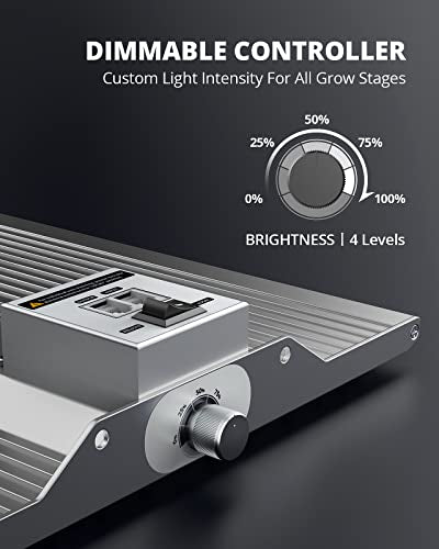 VIPARSPECTRA XS1000 LED Grow Light for Indoor Plants, Full Spectrum with Samsung LM301B W27268