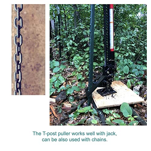 Heavy Duty Steel T Post Puller for Chains, Jacks and Tractor Buckets P63665