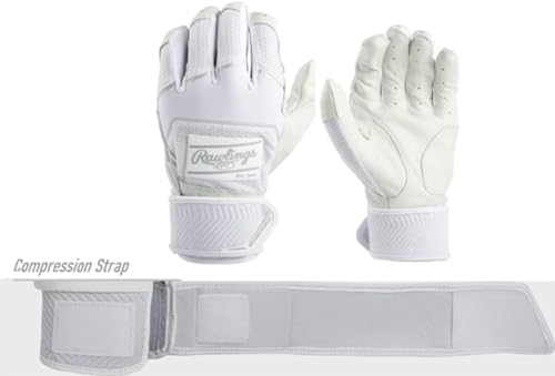 Rawlings Workhorse Baseball Batting Gloves Youth Compression Strap J9487