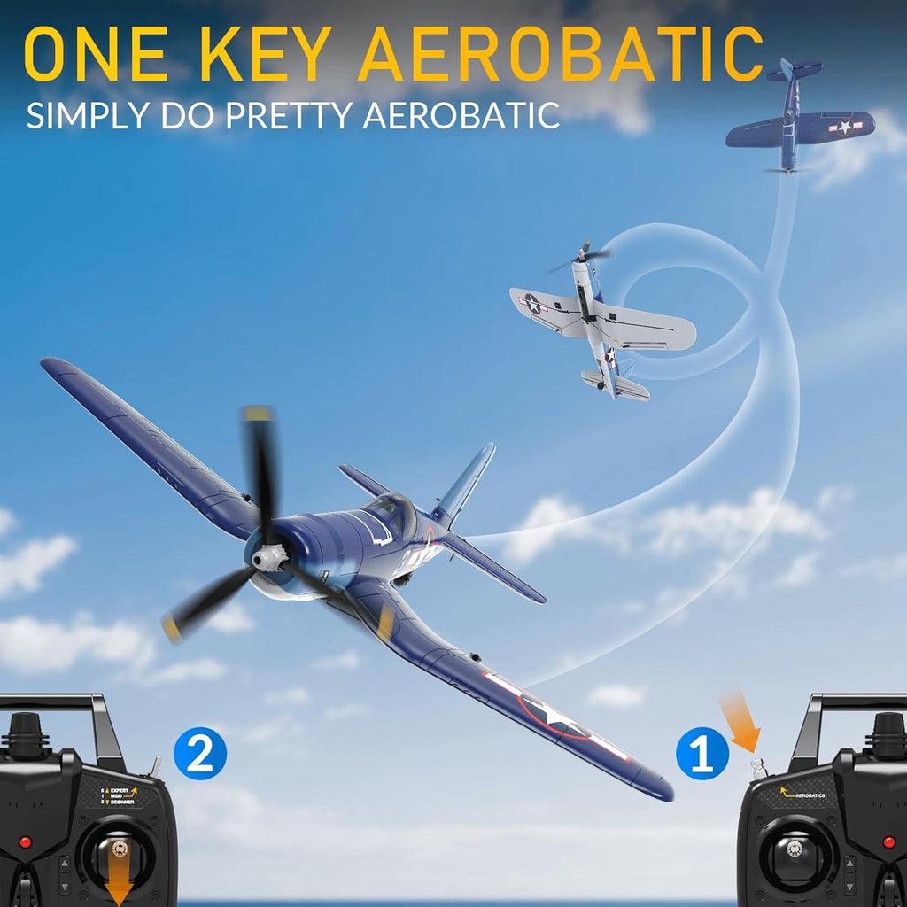 VOLANTEXRC RC Plane F4U Corsair 4-CH Remote Control Airplane for Adults X21225