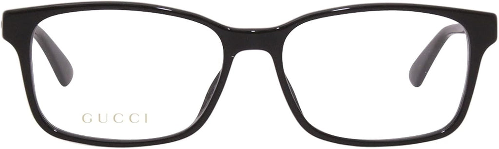 Gucci GG 0826O 004 Black Plastic Rectangle Eyeglasses T4399